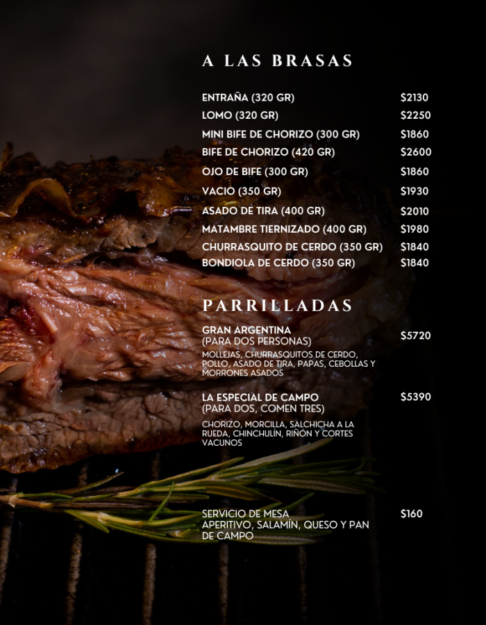 Menú