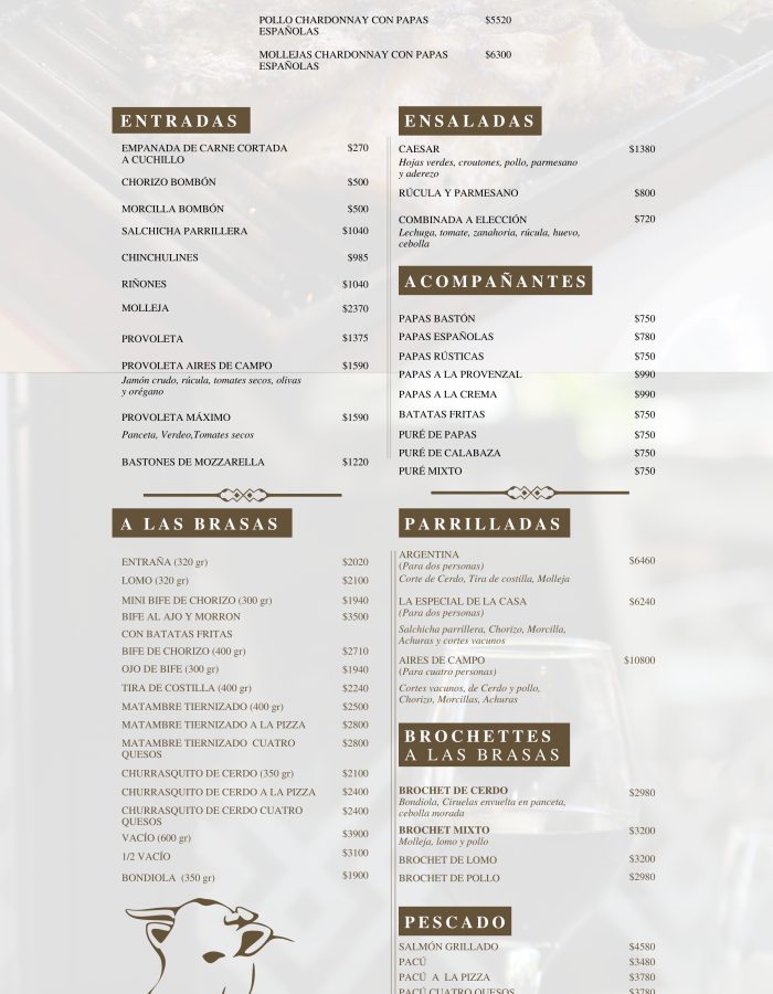 MENU NUEVO AIRES