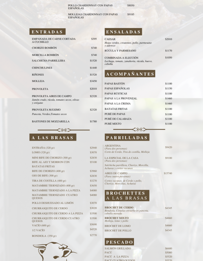 MENU NUEVO AIRES